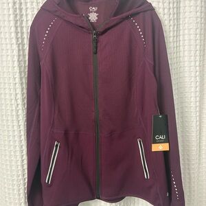 CALI Sport Purple Zip-Up Hoodie